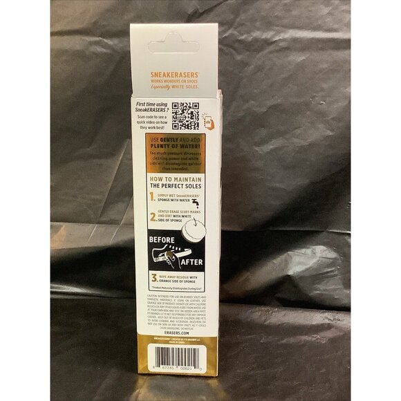 SneakERASERS Dual-Sided Instant Sneaker Cleaner - 10 Pack, Scuff & Stain Remover - Picture 2 of 3
